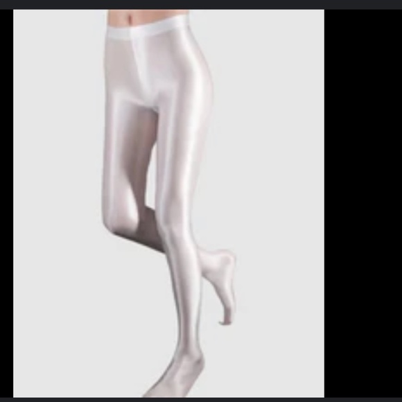 FP Free People High Heel Jungle Futuristic Mercury Tights Liquid Medium Large ML - Picture 4 of 8